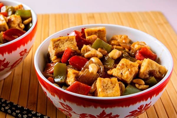 Tofu Xadrez – Vegano